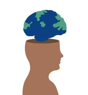 Earth brain Stock Illustration