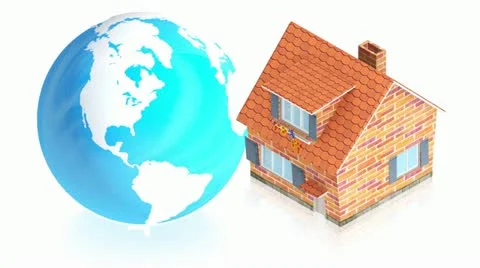Earth building Stock Footage 11480147
