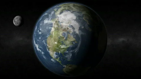 Earth Canada Moon Видео 489554