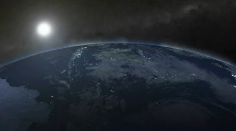 Earth Close Up Spin  動画素材 401271