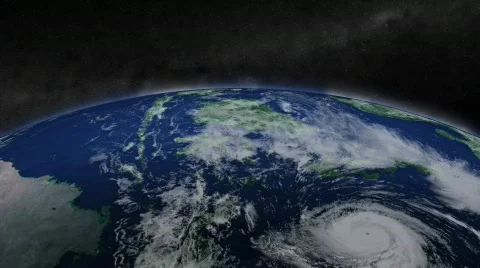 Earth Close Up Spin v2 Video stock 401294