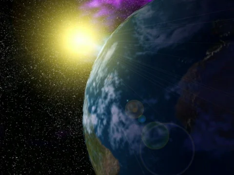 Earth clouds Video stock 68445