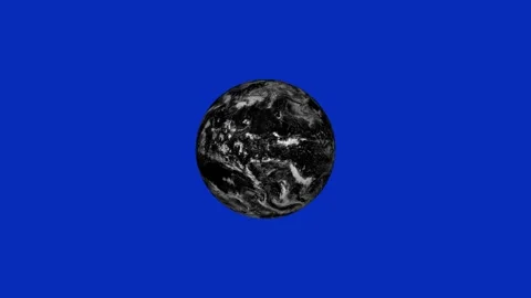 Earth clouds icon animate video Stock Footage 294401482