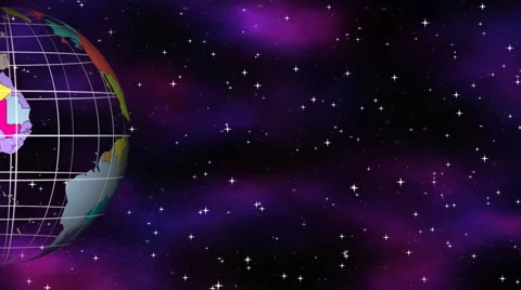 Earth colored  SL Stock Footage 981284