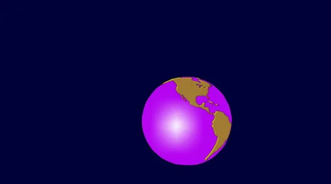 Earth comes toward to camera. Stock Footage 36766265