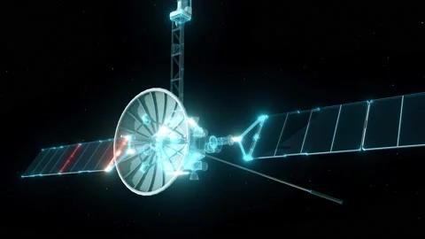 Earth Communication Satellite Stock Footage 145219255