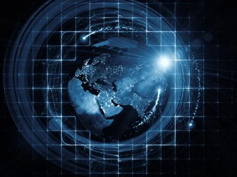 Earth Composition Stock Illustration