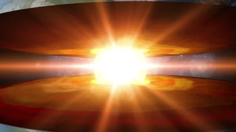 Earth core. inner structure with geological layers. Realistic 3d animation Stock-Footage 64547092