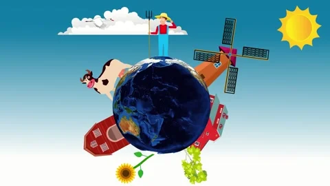 Earth Countryside Stock Footage 320440552