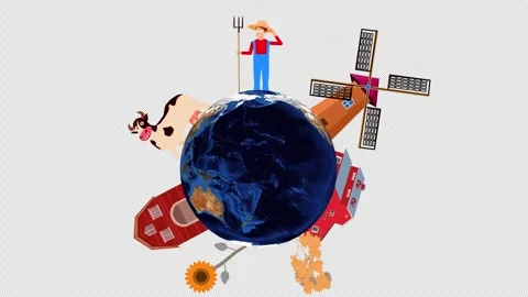 Earth Countryside Stock Footage 320441183