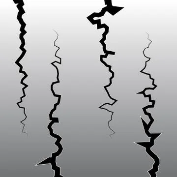 Earth Crack vector Illustrazione stock