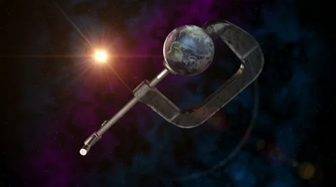 Earth crushed in clamp Video stock 57652332