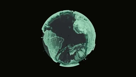 Earth, crystal globe like Video stock 83088385