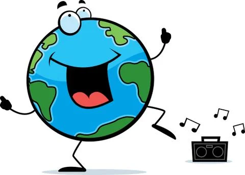 Earth Dancing Stock Illustration