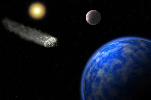 Earth in danger Stock Illustration