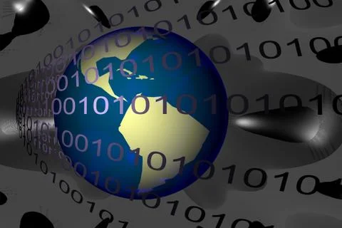 Earth data Stock Illustration