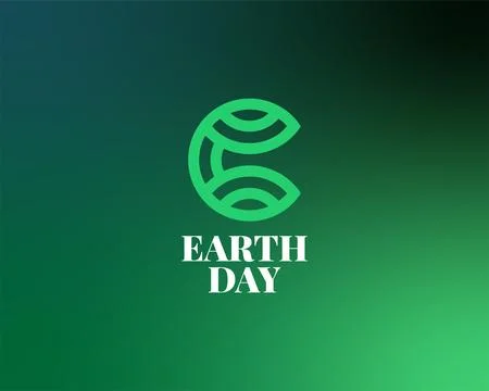 Earth Day, 22 April Text Vector Illustration - Earth Day Logo Design Illustrazione stock