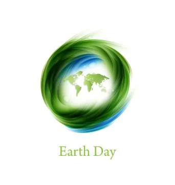 Earth Day Design Stock Illustration