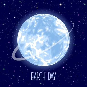 Earth day 库存插图