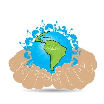 Earth day Stock Illustration