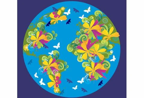 Earth Day Stock Illustration