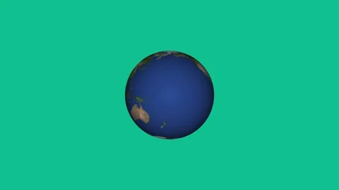 Earth day map icon animated video Stock Footage 294400970