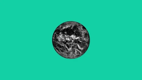Earth day map icon animated video Stock Footage 294401534