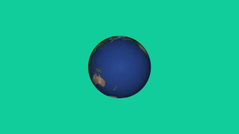 Earth day map icon animated video Stock Footage 294401558