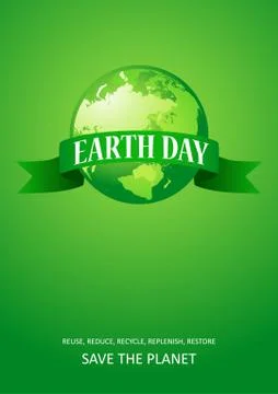 Earth Day theme Stock Illustration
