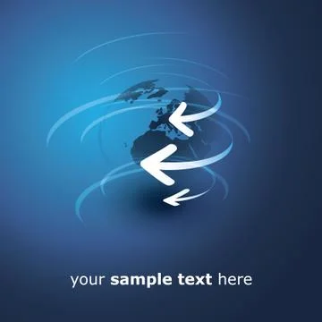 Earth Design Vector - Connections Stock Illustration