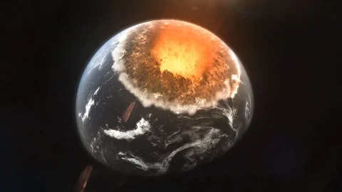 Earth Destruction Stock Footage