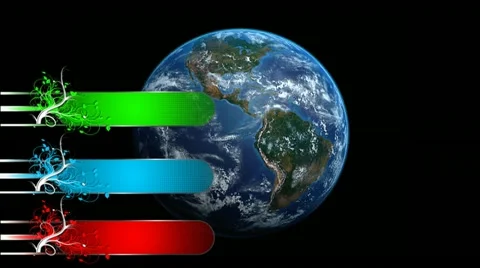 Earth. Developments and data Stock Footage 12161131