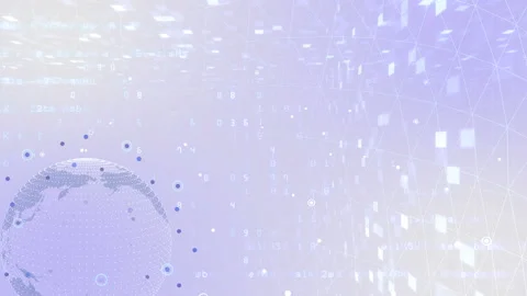Earth on Digital Network 18 N1Wx 4k Stock Footage 106369694
