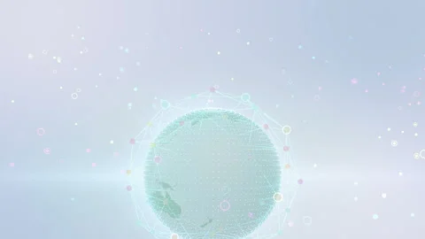 Earth on Digital Network 18 R2Wx 4k Stock Footage 112149846