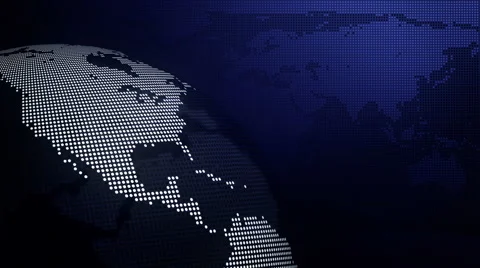 Earth Dots Vídeo Stock 6731128