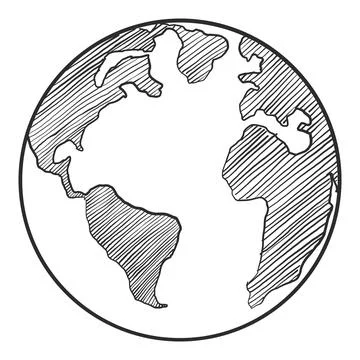 globe drawing