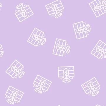 Earth drilling equipment line vector seamless pattern Stockillustratie