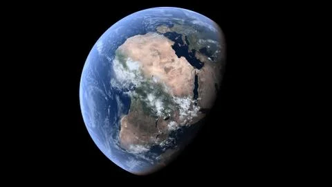 Earth - Eastern Hemisphere Stock-Illustration