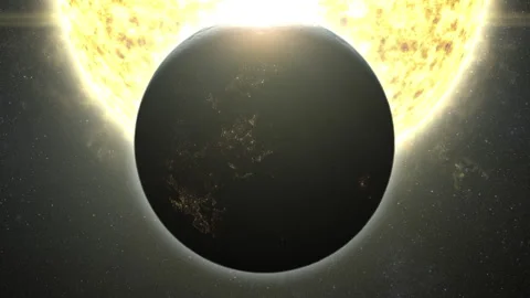 Earth Eclipse Stock Footage 246920318