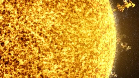 Earth Eclipse Passing The Sun Stock Illustration
