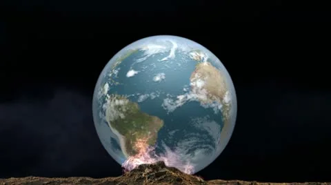 Earth Explode Stock Footage