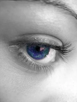 Earth Eye Stock Photos