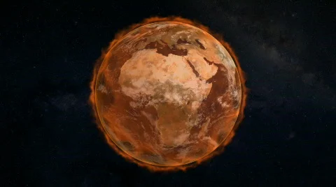 Earth On Fire 2 Stock Footage 397156