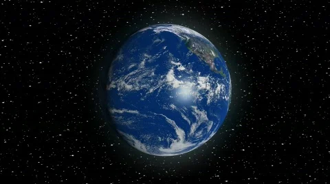 Earth flight no sun Video stock 549293
