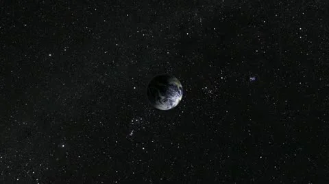 Earth Flyby Video stock 21783874