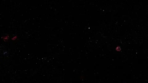 Earth flyby of the possible alien artifact 1991VG in June 2017 (Europe &amp; Africa) Stock Footage 71273176