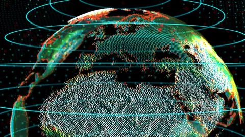 Earth full Illustrazione stock
