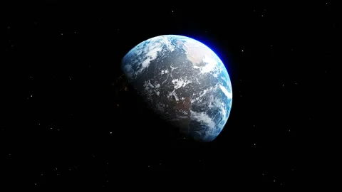 Earth full rotation Stockbeeldmateriaal 139115043