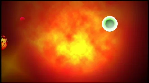 Earth in Galaxy Stock Footage 863326