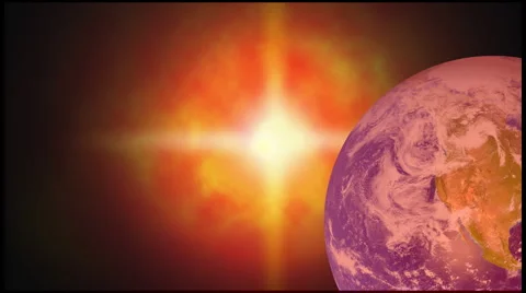 The Earth in Galaxy Stock Footage 886887